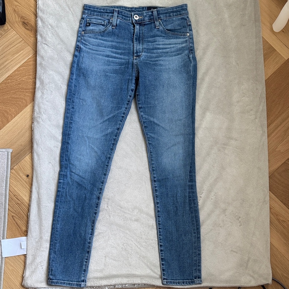 AG Adriano Goldschmied Blue Skinny Jeans